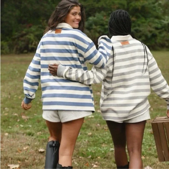 💫PARKE💫Oversized Rugby Shirt - Picture 2 of 6